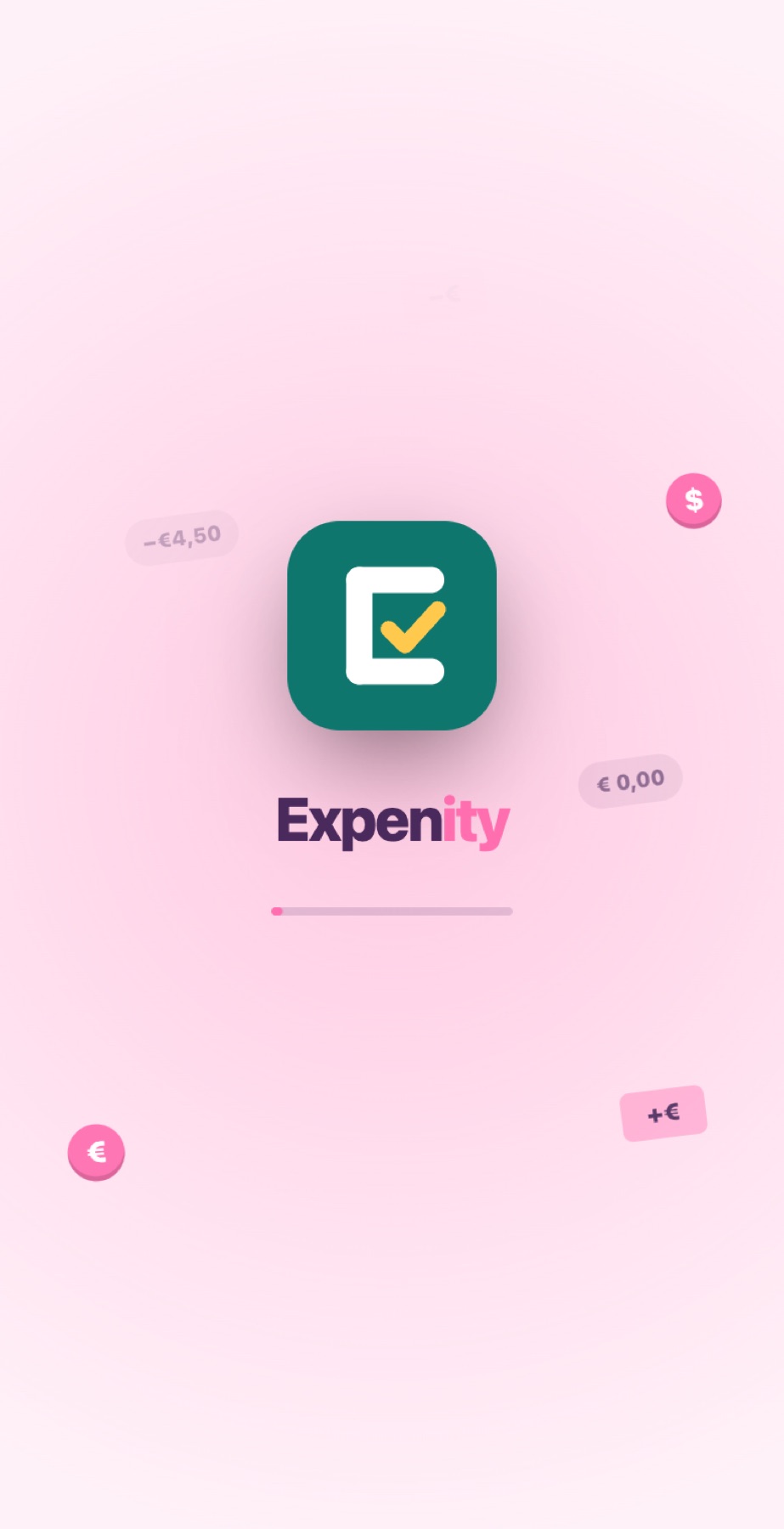 The start screen in the Pastel candy theme